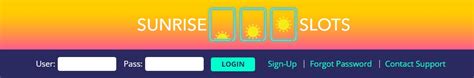 sunrise casino log in.